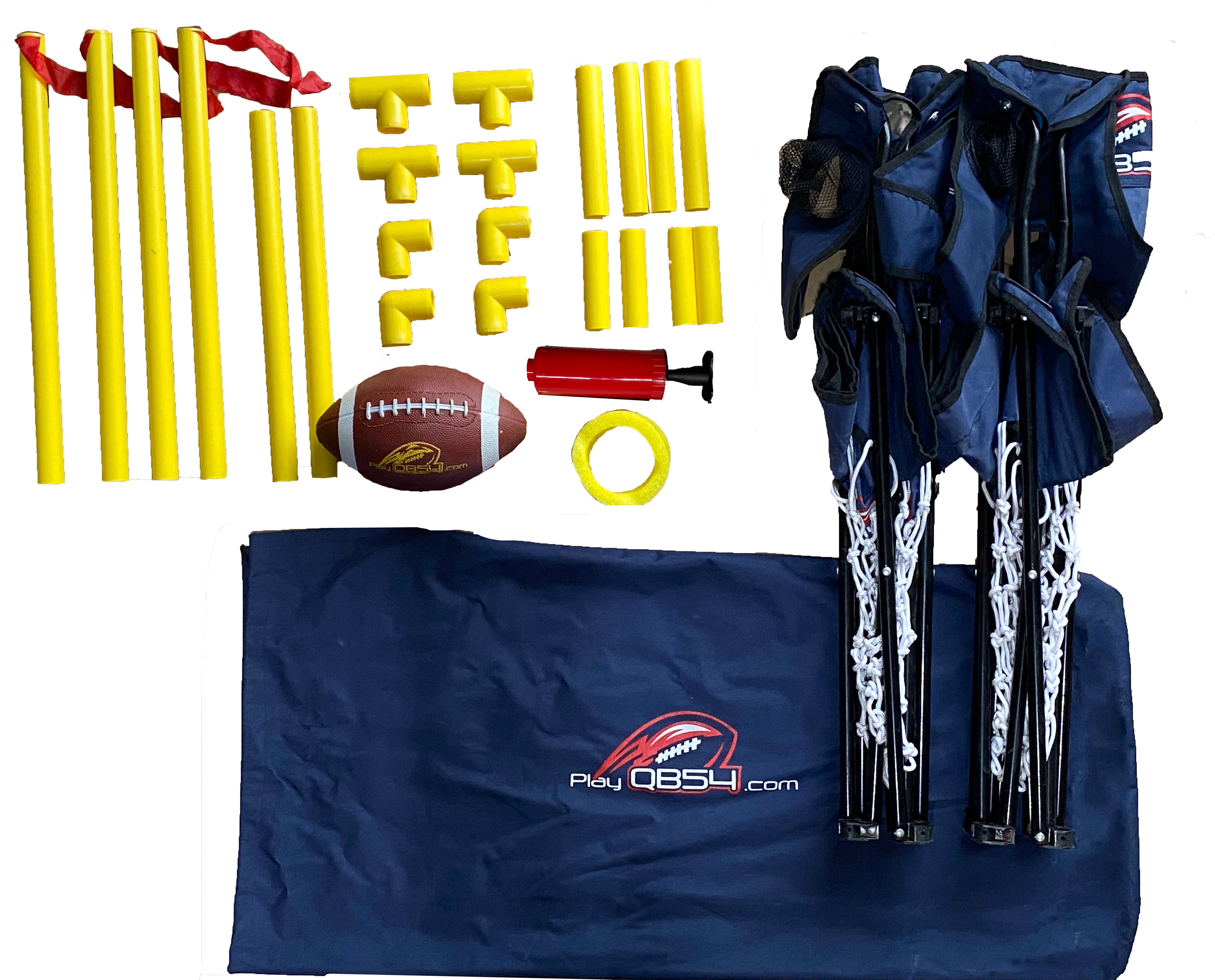 QB54 Navy Backyard Football Game Set