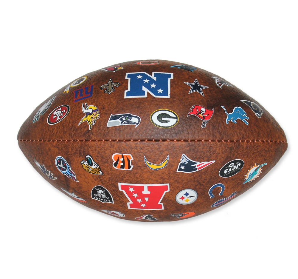 vintage bundle -official nfl 32 logo football and scoring kit vintage bundle -official nfl 32 logo football and scoring kit