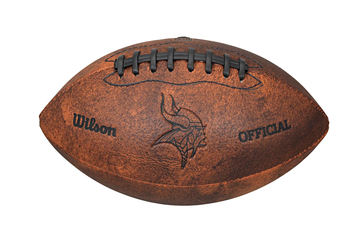 Minnesota Vikings 9" Throwback Football Vintage logo