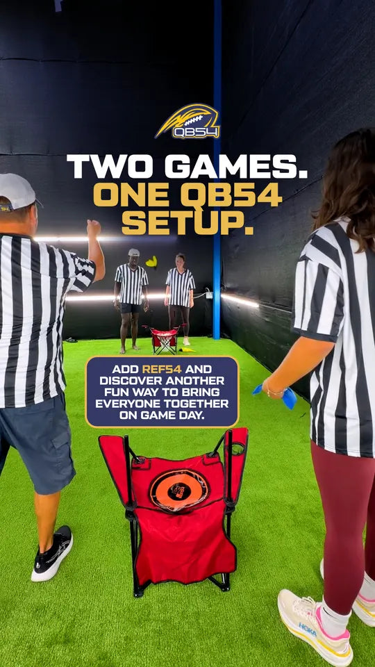 Two games. One QB54 setup. Add REF54 and discover another fun way to bring everyone together on game day.