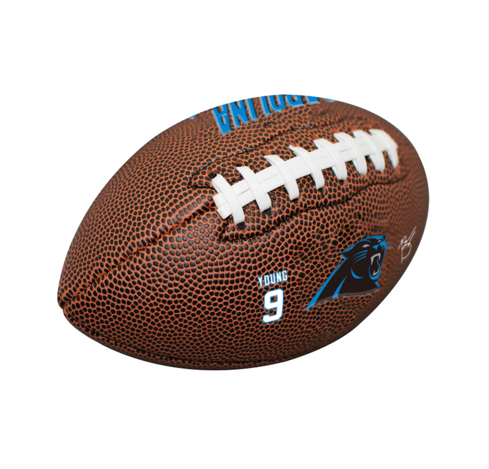 Carolina Panthers 9" Player Football (Young)