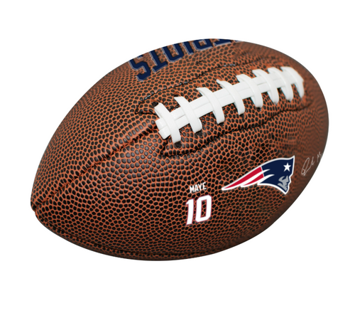 New England Patriots 9" Player Football (Maye)