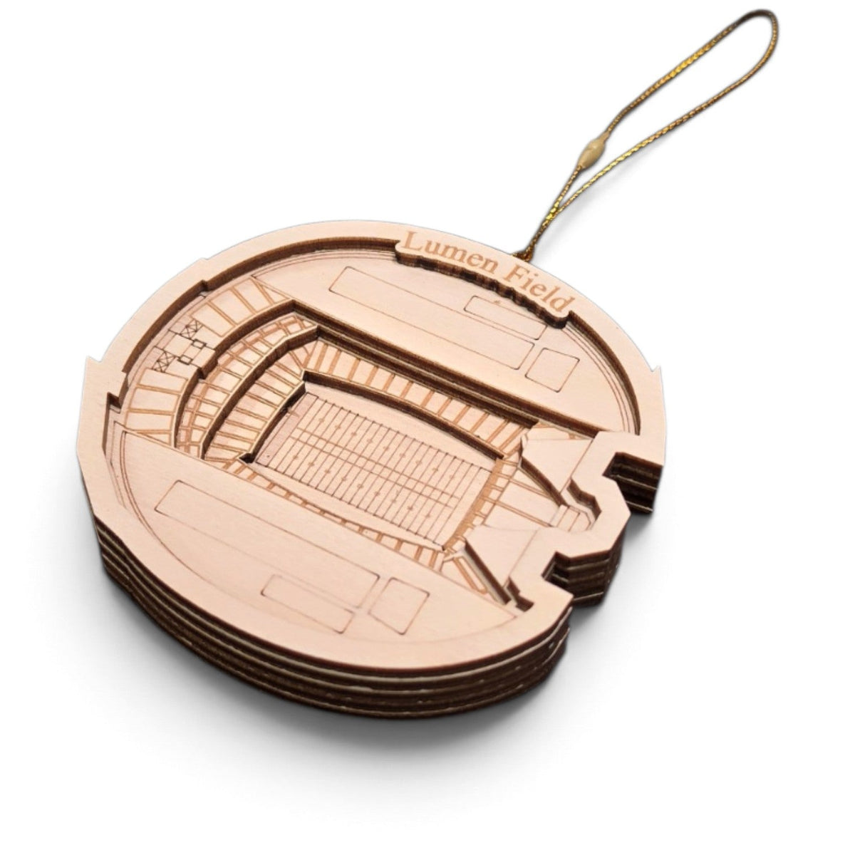 Seattle Football Stadium 3D Ornament